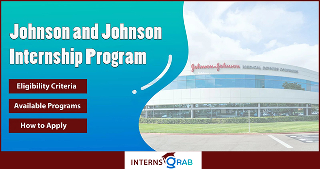 Johnson and Johnson Internship: Where Innovation Meets Purpose